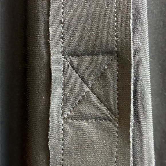 Norma Kamali Jersey Shift Dress Sz S Stretch Long Sleeve Pockets Minimalist - Picture 9 of 16